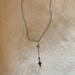 Free People Jewelry | Free People Crystal Beaded Lariat Cross Necklace | Color: Purple/Silver | Size: Os