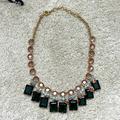 J. Crew Jewelry | Beautiful Multi Layered Stone Necklace From J Crew | Color: Green/Pink | Size: Os