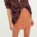 Free People Skirts | Denim Mini Skirt | Color: Orange | Size: 0