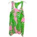 Lilly Pulitzer Dresses | Lilly Pulitzer Small Pink Green Beach Sun Dress Racerback 100% Pima Cotton | Color: Green/Pink | Size: S