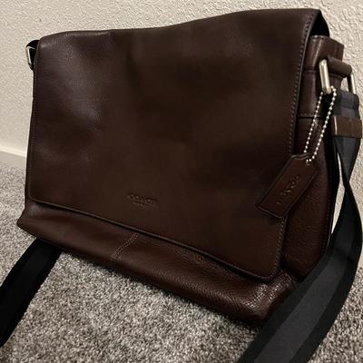 Coach Bags | Coach Leather Laptop Messenger Bag Brown Laptop Bag | Color: Brown | Size: Os