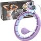 Swiss Activa+ S6+ Infinity Hoop Premium Smart Weighted Hula Hoop w/Counter 23-44in- S6+ Smart Hula Hoop Fit - Exercise Equipment - Workout Hula Hoops for Adults Weight Loss, S6+ Purple Blue