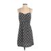 Madewell Casual Dress - Mini: Black Argyle Dresses - Women's Size 5