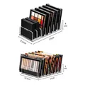 Boîte de rangement en acrylique transparent 7 grilles ombre à paupières organisateur Compact