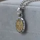 Collier pendentif narcatholique Vierge Marie pour hommes et femmes amulette religieuse