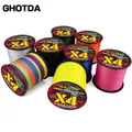 GHOTDA – fil de pêche souple et lisse 0.11 à 0.5mm 4 ou 8 brins Force de traction plus forte 10