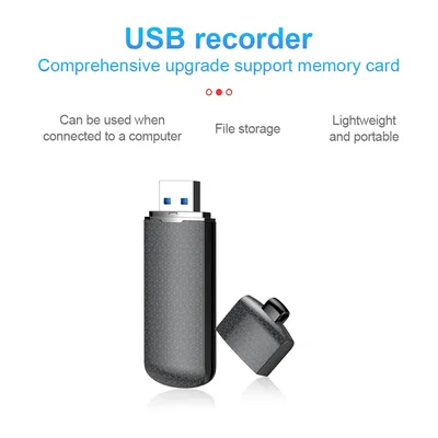 Mini enregistreur vocal USB aste dictaphone statique voix numérique audio PC réunion