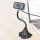 Webcam haute définition avec microphone à réduction de bruit pour cours en ligne réunion