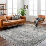 Erela 6'7" x 9'4" Traditional Light Gray/Taupe/Dark Gray/Eggplant/Clay/Charcoal/Light Beige/Slate/Black/Blue/Peach/Slate Blue Area Rug - Hauteloom