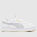 PUMA ca pro trainers in white & grey