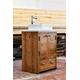 MATTEO | Handmade Custom Built Bespoke Bathroom Vanity Unit | Bespoke Solid Wood & Quartz | Farmhouse Industrial Rustic Bathroom