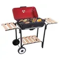 DCG Eltronic BQS2498 barbecue per l'aperto e bistecchiera Zona cottura Elettrico Rosso 2300 W