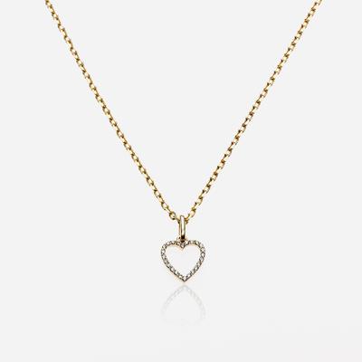Love Nest Small Gold Pendant Necklace