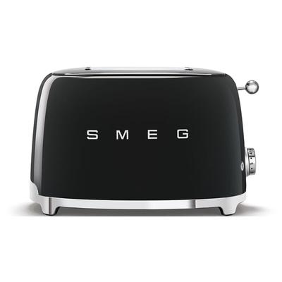 TSF01BLEU Toaster 2x2 Schlitze de Edelstahl 950W Schwarz 50er Jahre Stil - Smeg
