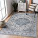 Hauteloom Manhattan Machine Washable Oriental Persian Medallion Vintage Distressed Area Rug