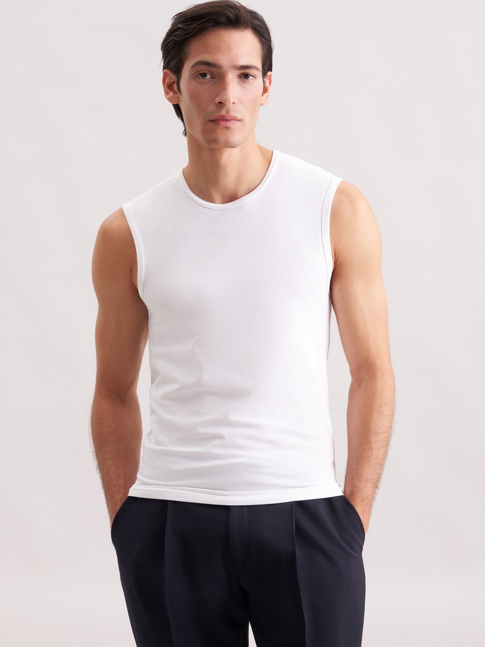 Seidensticker Tanktop Herren weiß, XXL Image