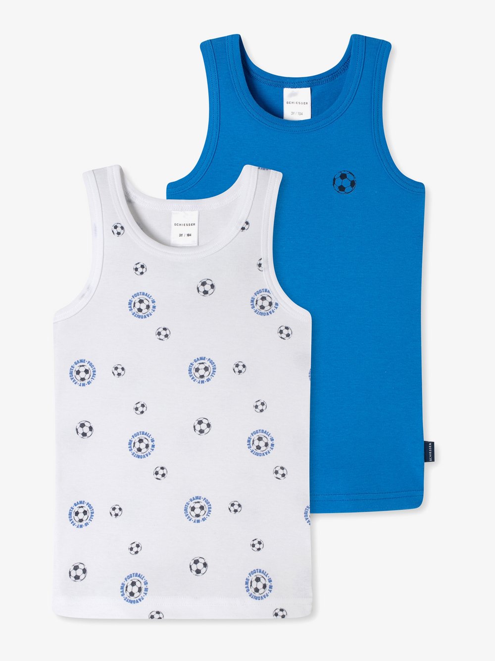 Schiesser Unterhemden Jungen weiß, 98 Image