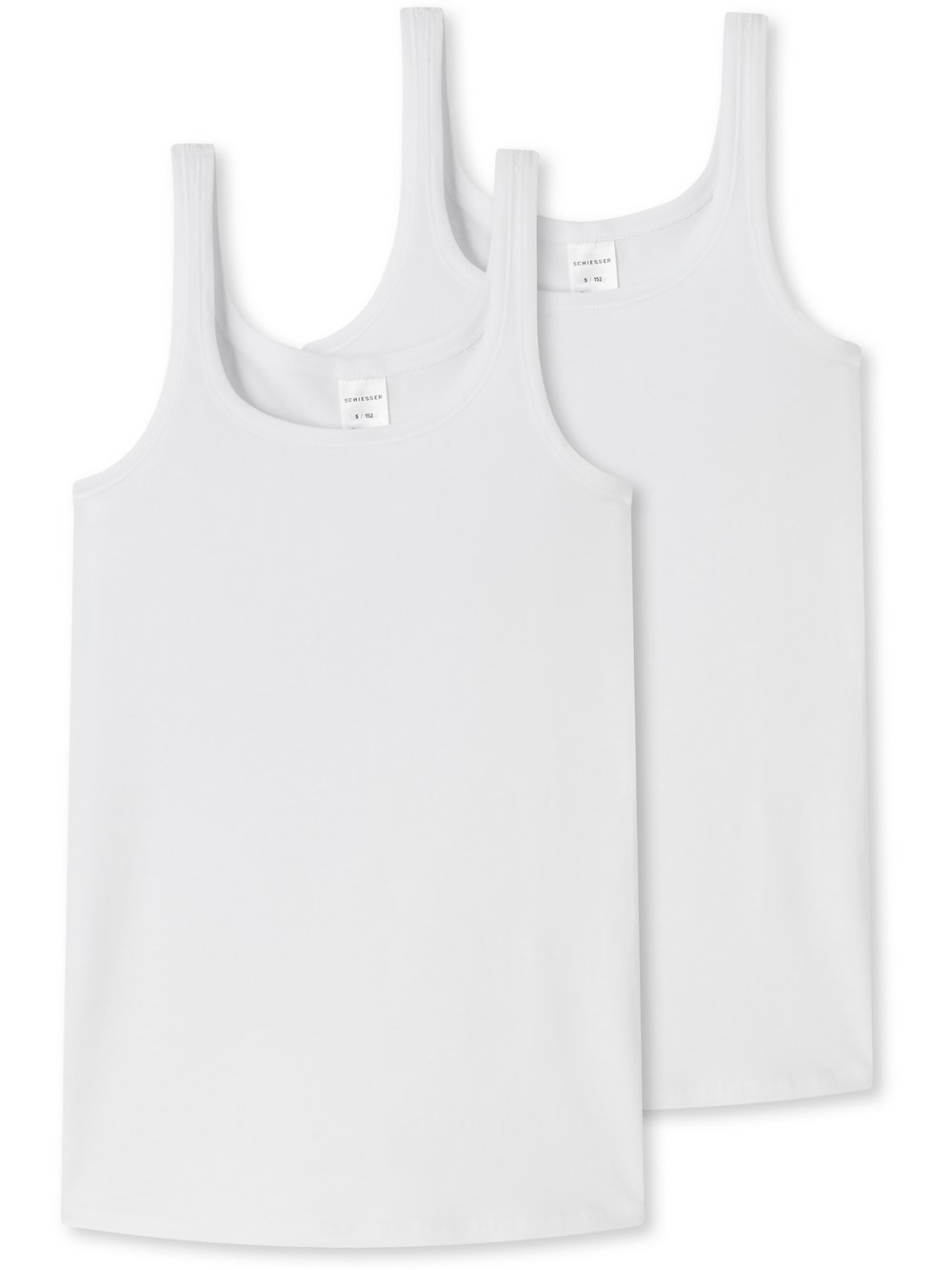 Schiesser Tops Mädchen weiß, 152 Image