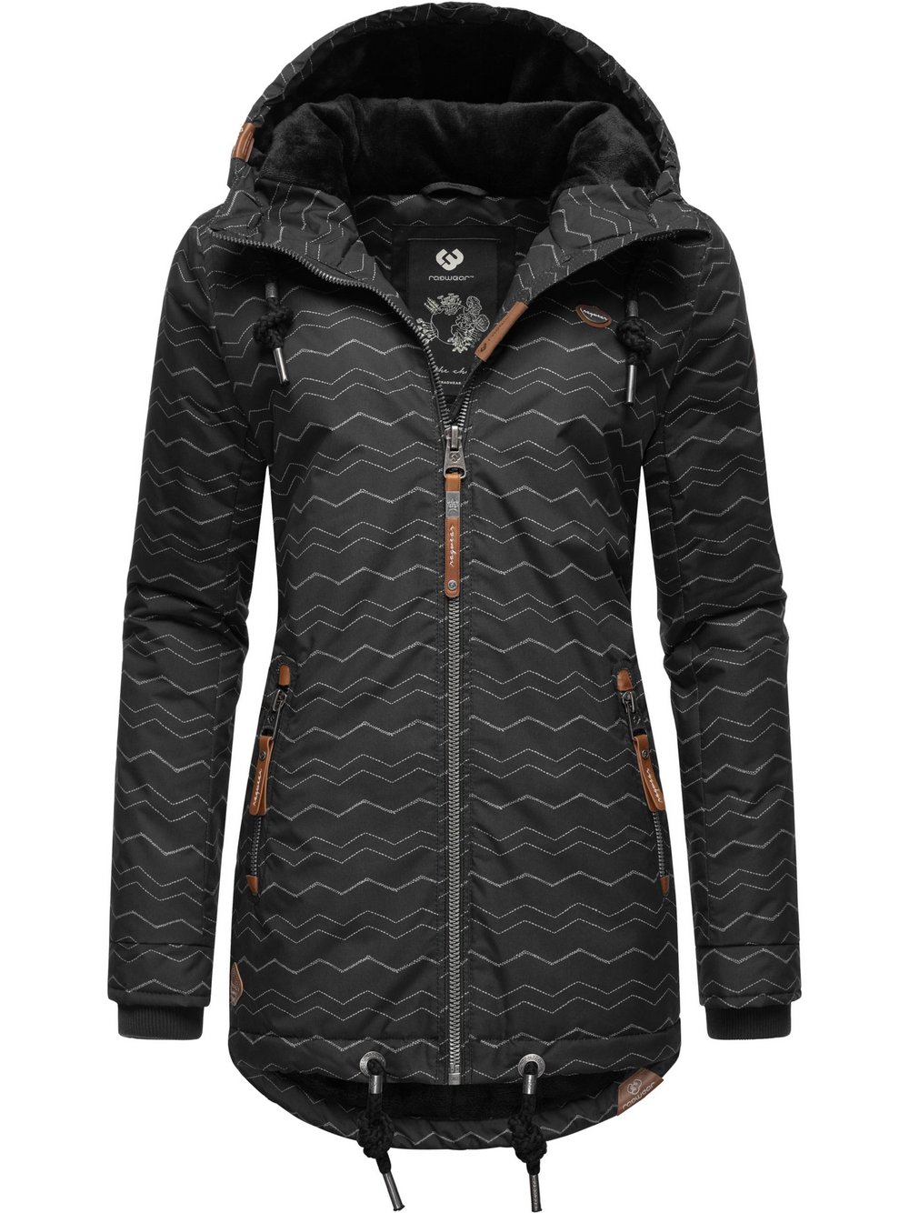 Ragwear Winterjacke Damen schwarz, S Image