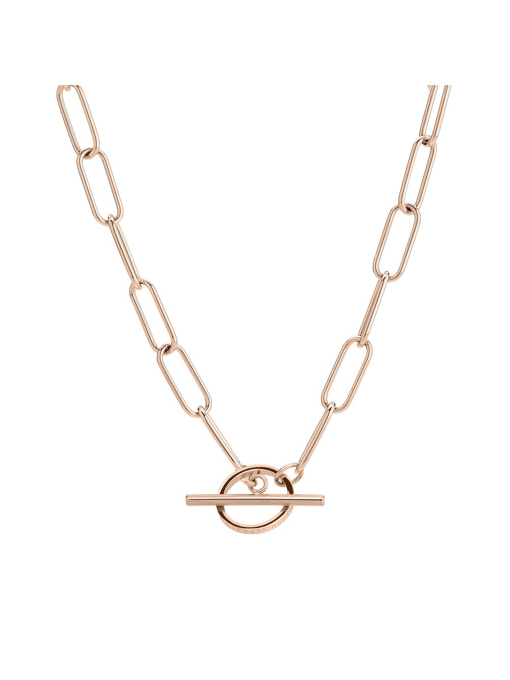 Liebeskind Berlin Kette The long T-bar Damen roségold, ONE SIZE Image