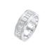 KUZZOI Ring Herren silber, 62