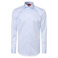 HUGO Hemd Herren Slim Fit Baumwolle hellblau Haifisch, 42