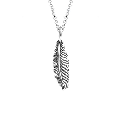 KUZZOI Halskette Herren anthrazit, 55