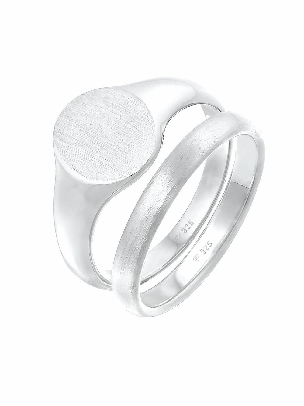 KUZZOI Ring Herren silber, 60 Image
