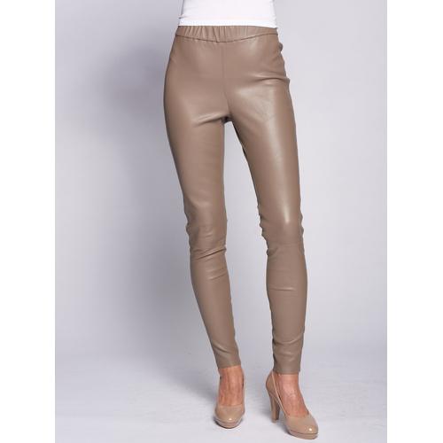 Maze Lederhose Damen taupe, L