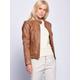 Maze Lederjacke Damen cognac, L