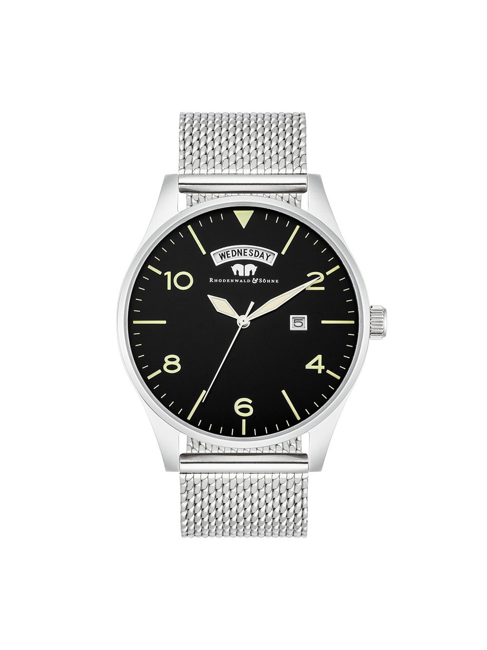 Rhodenwald & Söhne Armband-Uhr Herren silber, ONE SIZE Image