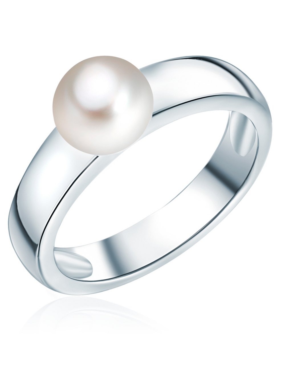 Valero Pearls Perlen-Ring Damen silber, 54 Image