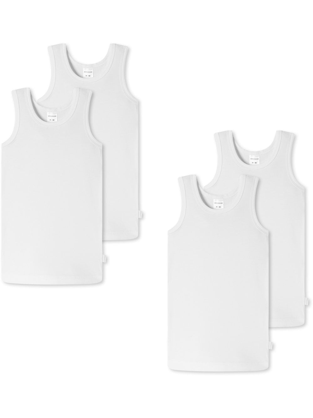 Schiesser Unterhemd Jungen weiß, 128 Image