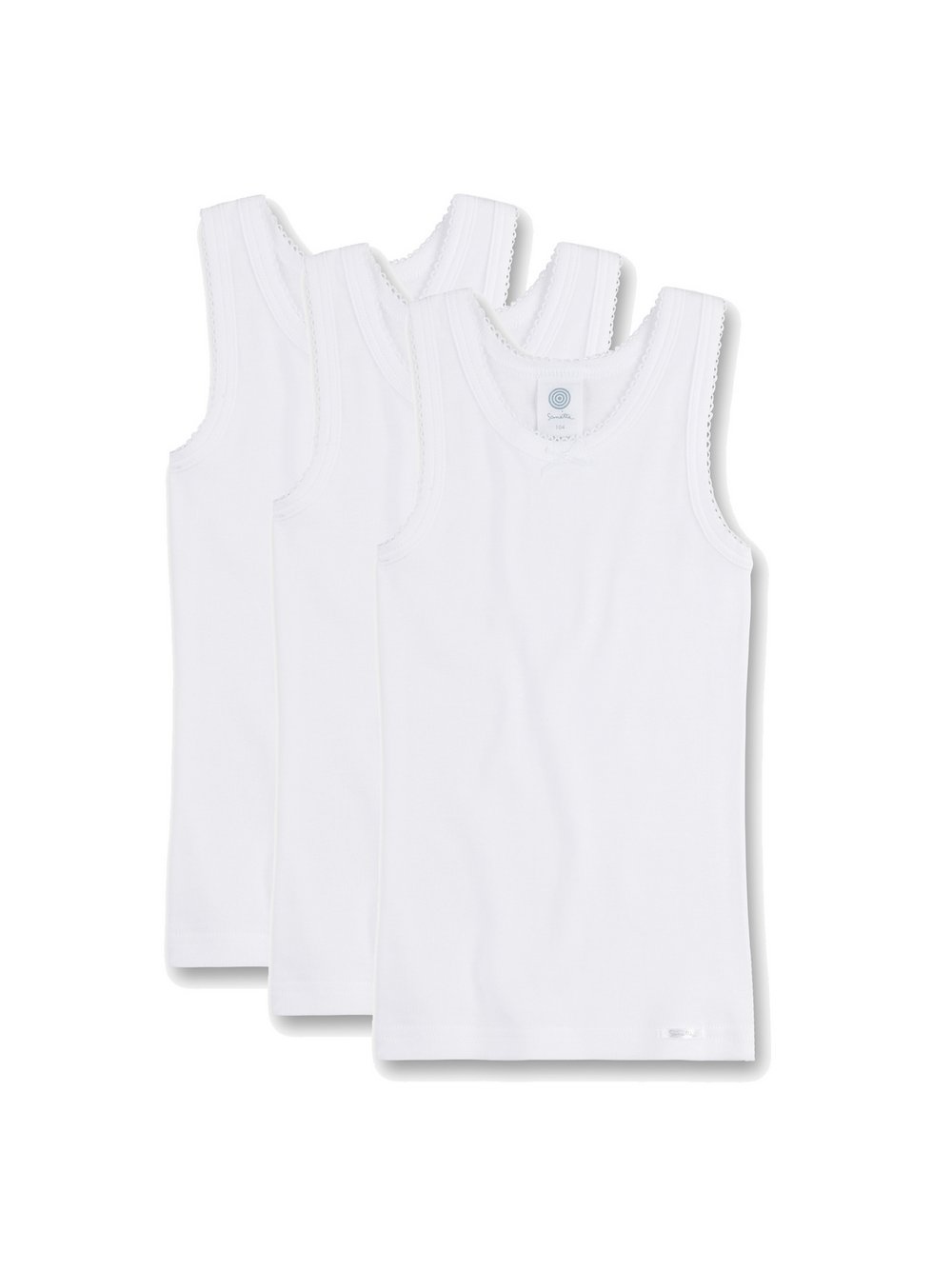 Sanetta Unterhemd 3er Pack Mädchen weiß, 152 Image