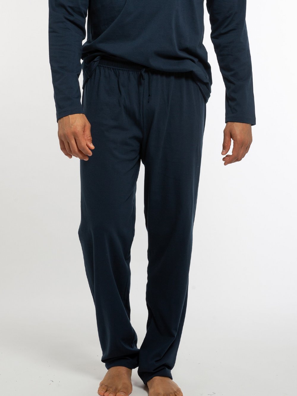 Ammann Schlafanzug Hose Organic Cotton Herren marine, XL Image