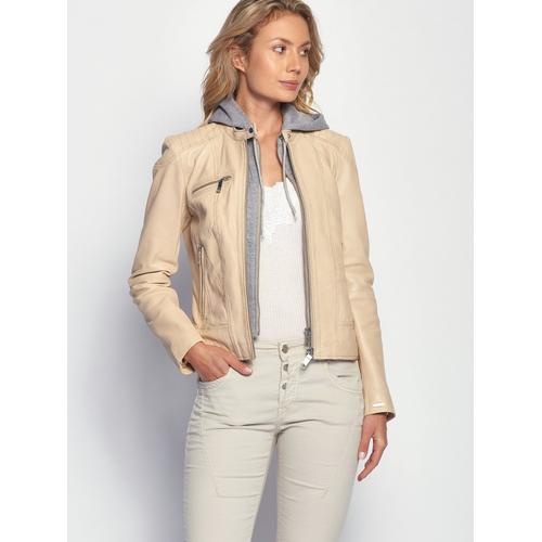 Maze Lederjacke Damen vanille, XS