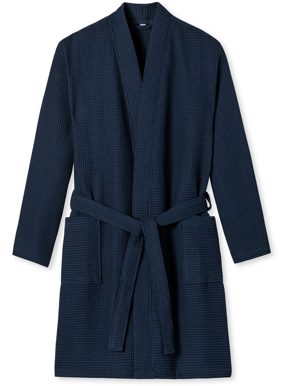 Schiesser Bademantel Herren marine, S Image