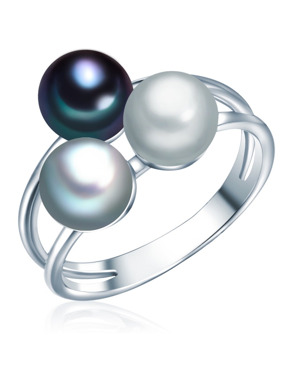 Valero Pearls Ring Damen silber, 52 Image
