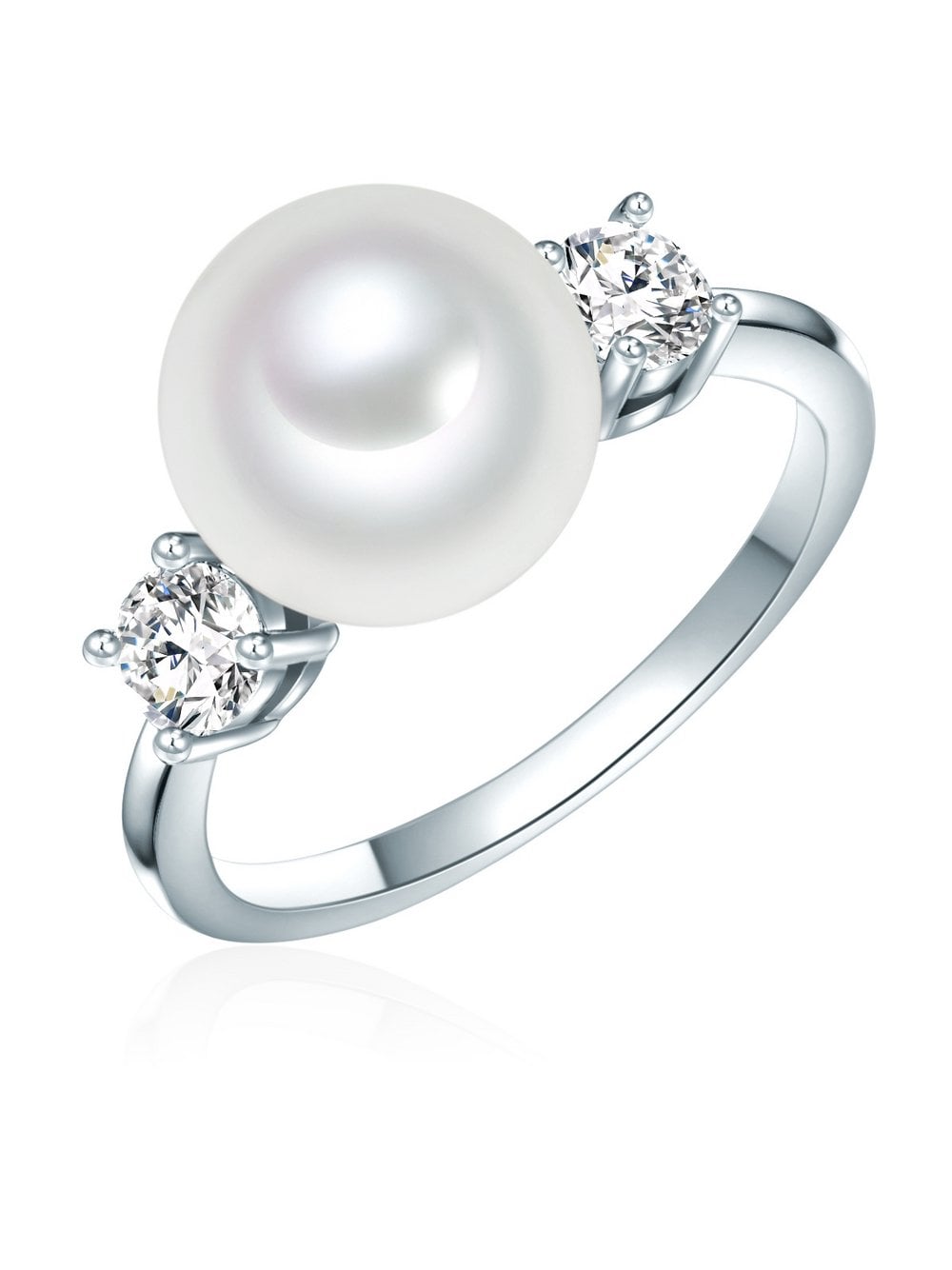 Rafaela Donata Perlen-Ring Damen weiß, 58 Image