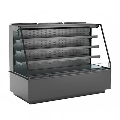 Structural Concepts NM7255RSSA 72" Blend Horizontal Open Air Cooler w/ (4) Levels, 110-120v/1ph, Gray