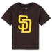 Infant Brown San Diego Padres Team Crew Primary Logo T-Shirt