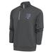 Men's Antigua Charcoal Philadelphia Stars Generation Quarter-Zip Pullover Top