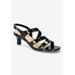 Women's Como Sandals by Easy Street in Black Patent (Size 8 M)