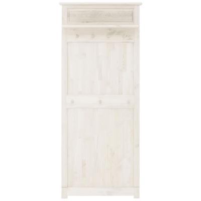 Garderobenpaneel HOME AFFAIRE "Rauna", weiß, B:85cm H:194cm T:15cm, Massivholz, Garderobenpaneele, aus massiver Kiefer, Breite 85 cm, FSC-zertifiziert Image
