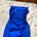 Zara Dresses | Brand New Dress Gorgeous Fit.. Will Fit Small | Color: Blue | Size: Xs