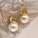 Kate Spade Jewelry | Kate Spade New York Pearl Earrings | Color: Gold/White | Size: Os