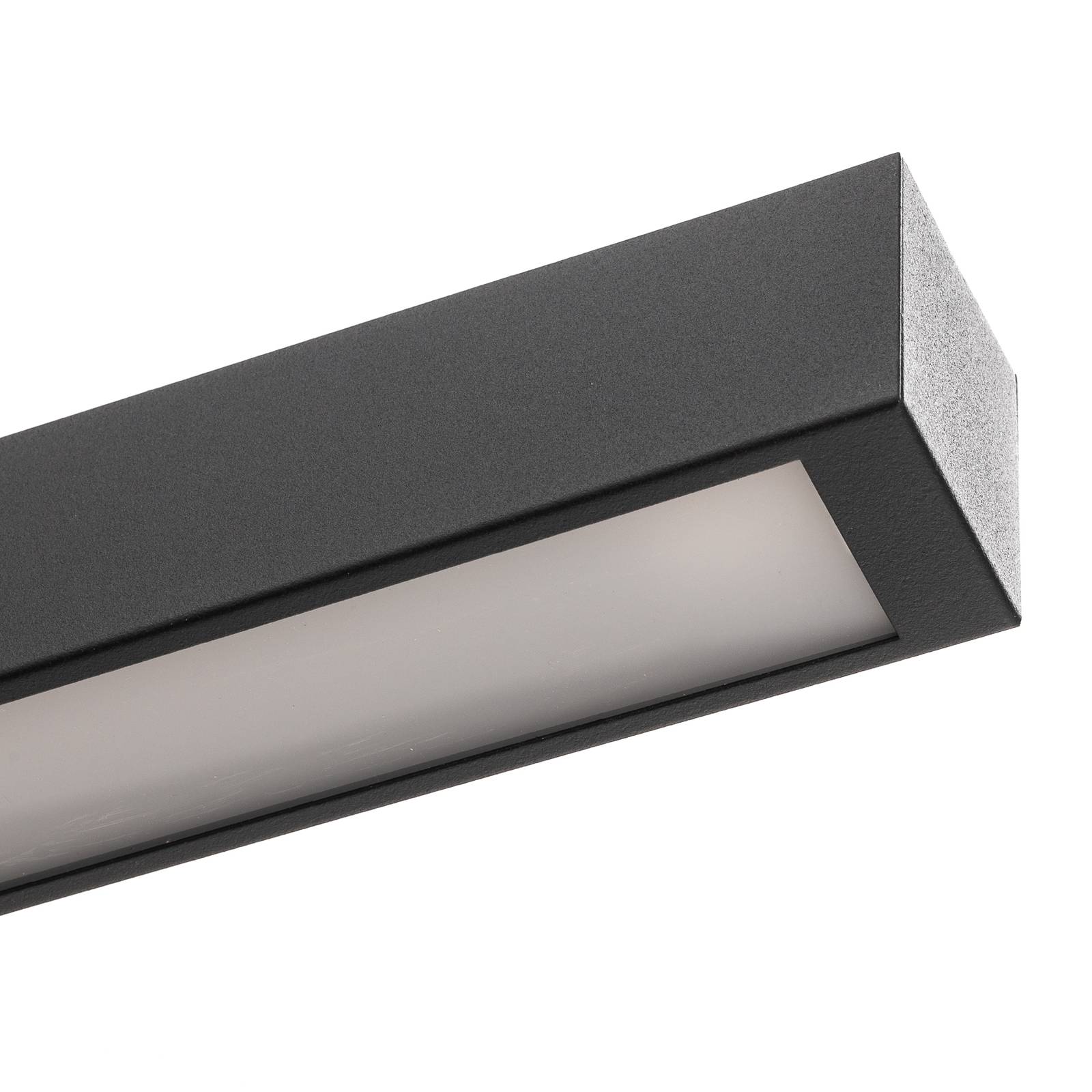 LED Deckenlampe Straight Nowodvorski Lighting, schwarz, für Wohn- / Esszimmer, Metall, Modern, LED Deckenleuchte