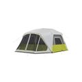 Core Equipment 10 Person Instant Cabin Tent w/Screen Room Green/Grey 40036