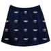 Girls Youth Navy Liberty Flames All Over Print Skirt
