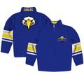 Youth Blue Morehead State Eagles Team Logo Quarter-Zip Pullover Sweatshirt